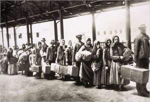 Immigrants at Ellis Island. Photo courtesy of www.nytimes.com.